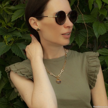 Колье Fiore Luna, TIGER EYE